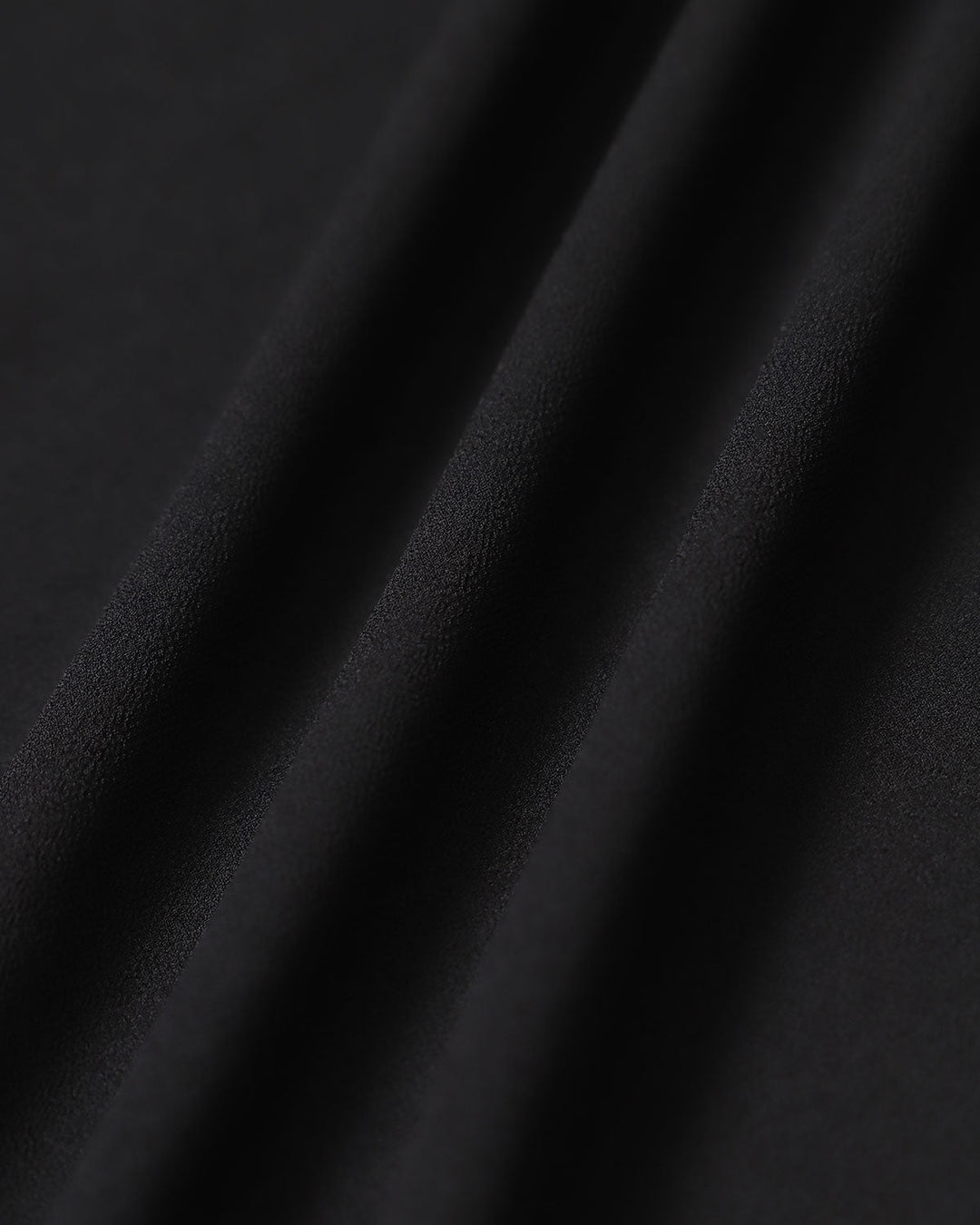 Black V Neck Chiffon Mini Dress